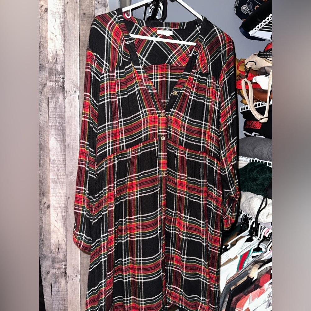 Plaid dress